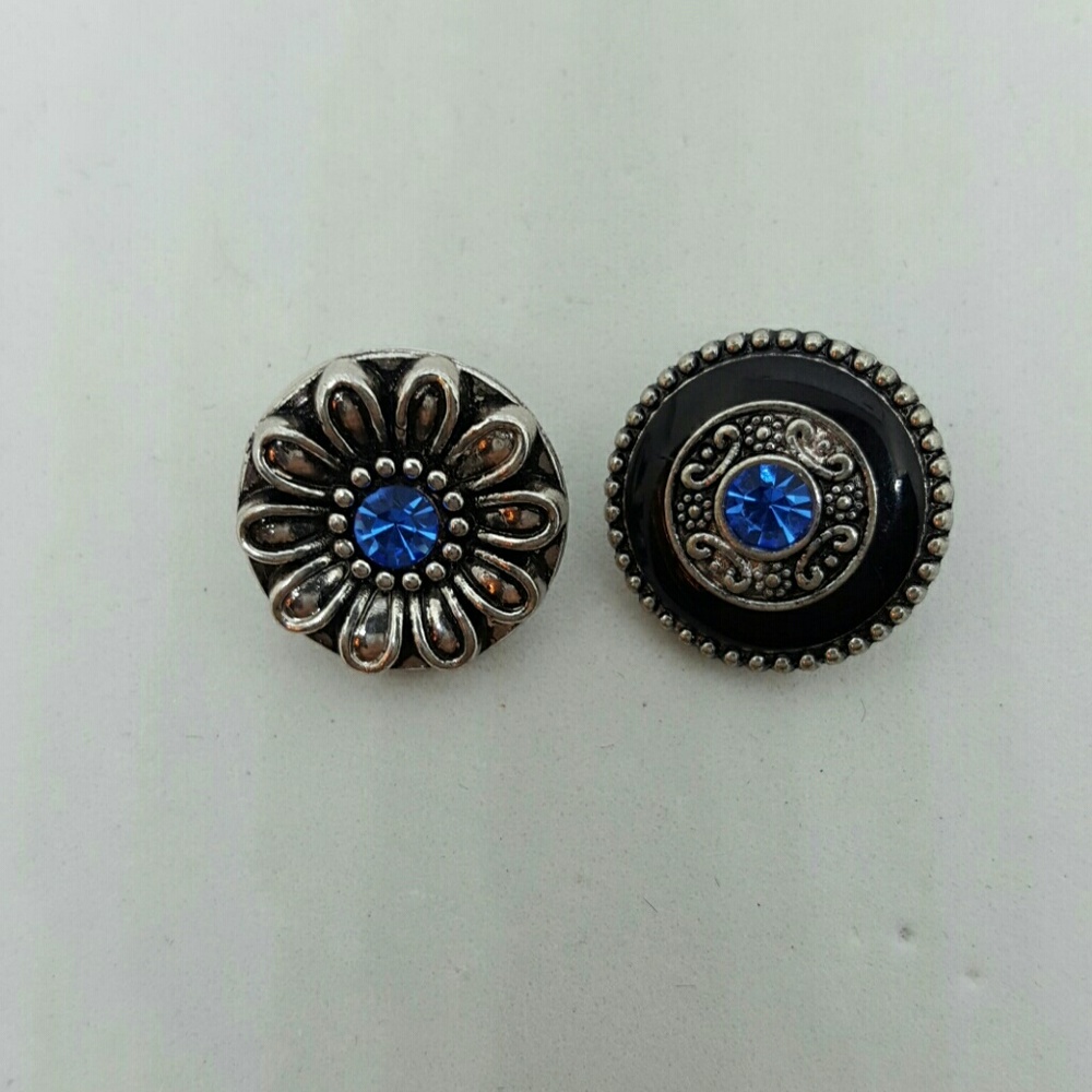 Set of two snap charms for snap bracelet